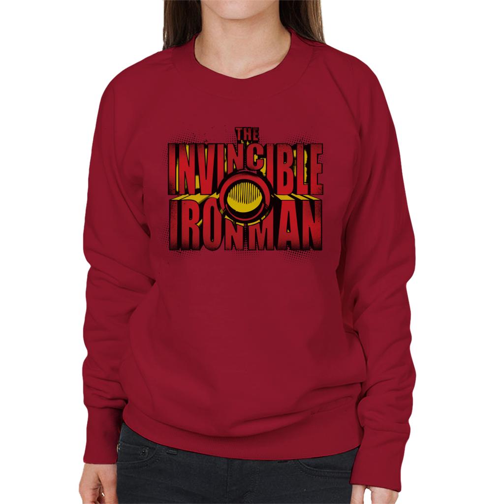 Marvel The Invincible Iron Man Chest Piece Text Women's product image 6
