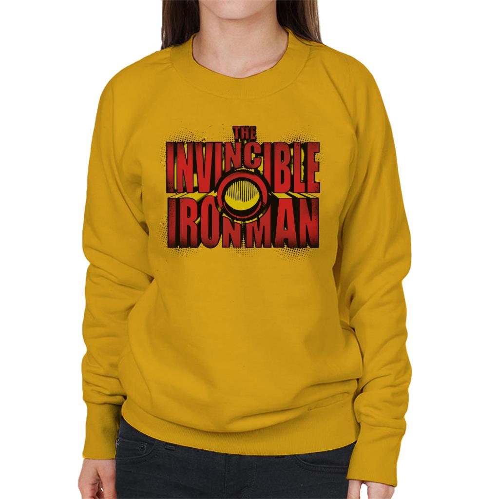 Marvel The Invincible Iron Man Chest Piece Text Women's product image 8