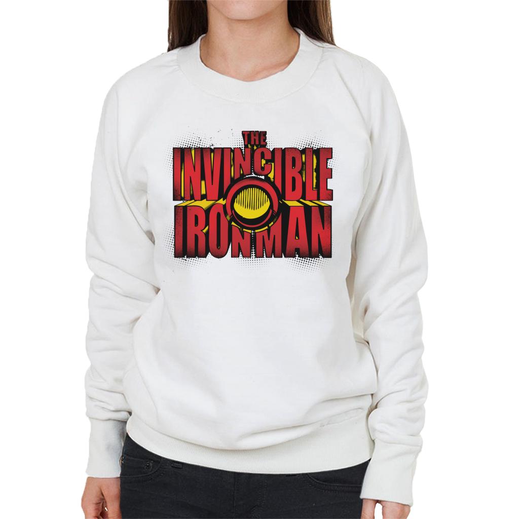 Marvel The Invincible Iron Man Chest Piece Text Women's product image 4