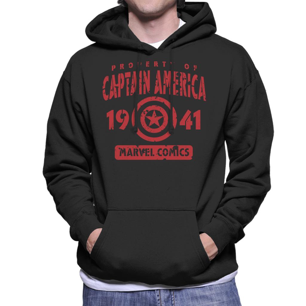Marvel Comics Property Of Captain America 1941 Men's Hooded product image 1