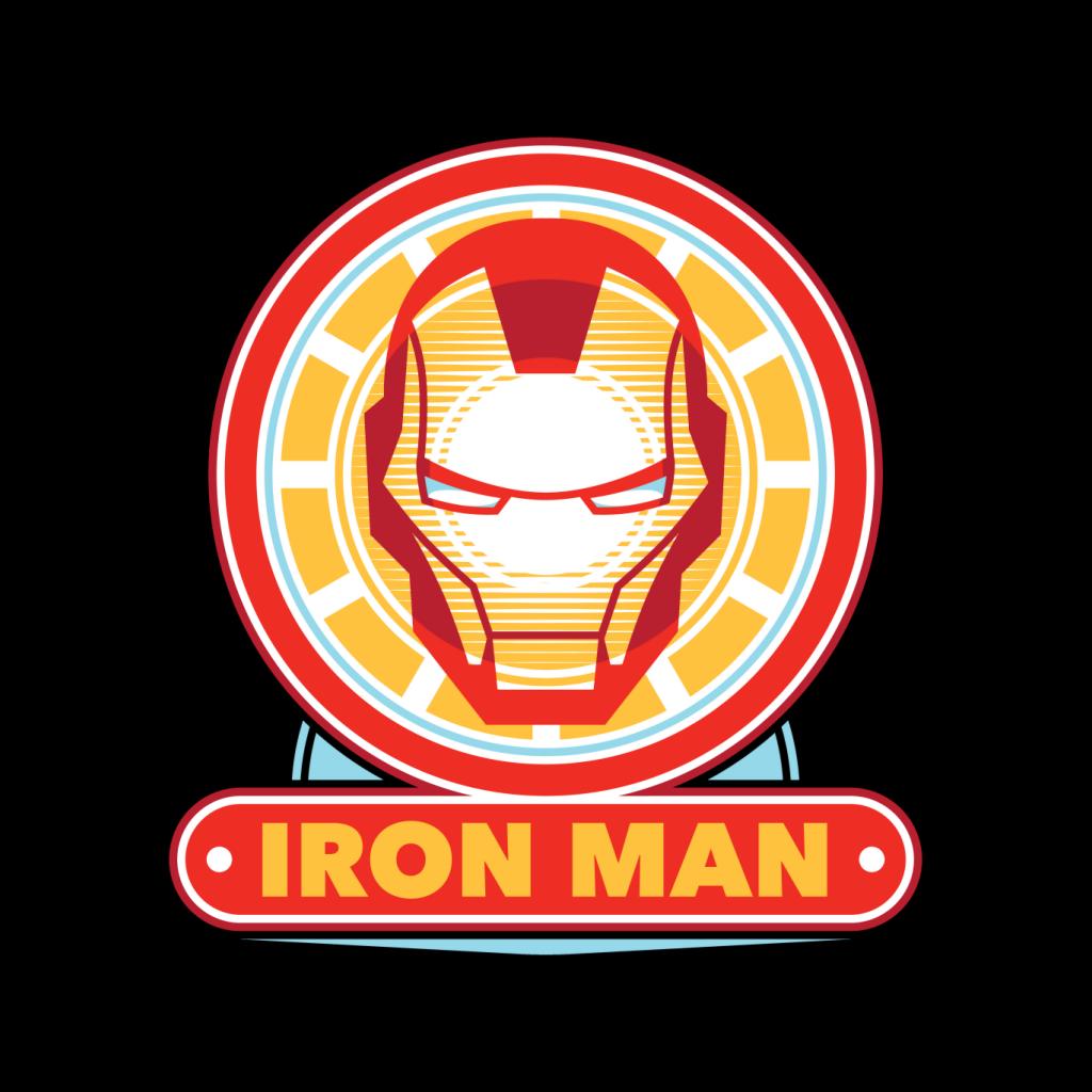 Marvel Iron Man Classic Suit Mask Logo Kid's T-Shirt product image 2