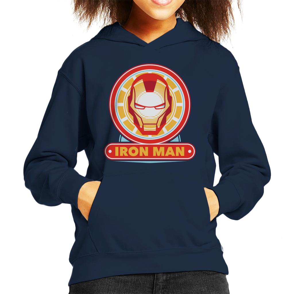 Marvel Iron Man Classic Suit Mask Logo Kid's Hooded product image 6
