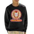 Marvel Iron Man Classic Suit Mask Logo Kid's Sweatshirt product image 1