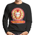 Marvel Iron Man Classic Suit Mask Logo Men's Sweatshirt product image 1