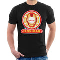 Marvel Iron Man Classic Suit Mask Logo Men's T-Shirt product image 1