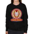 Marvel Iron Man Classic Suit Mask Logo Women's Sweatshirt product image 1