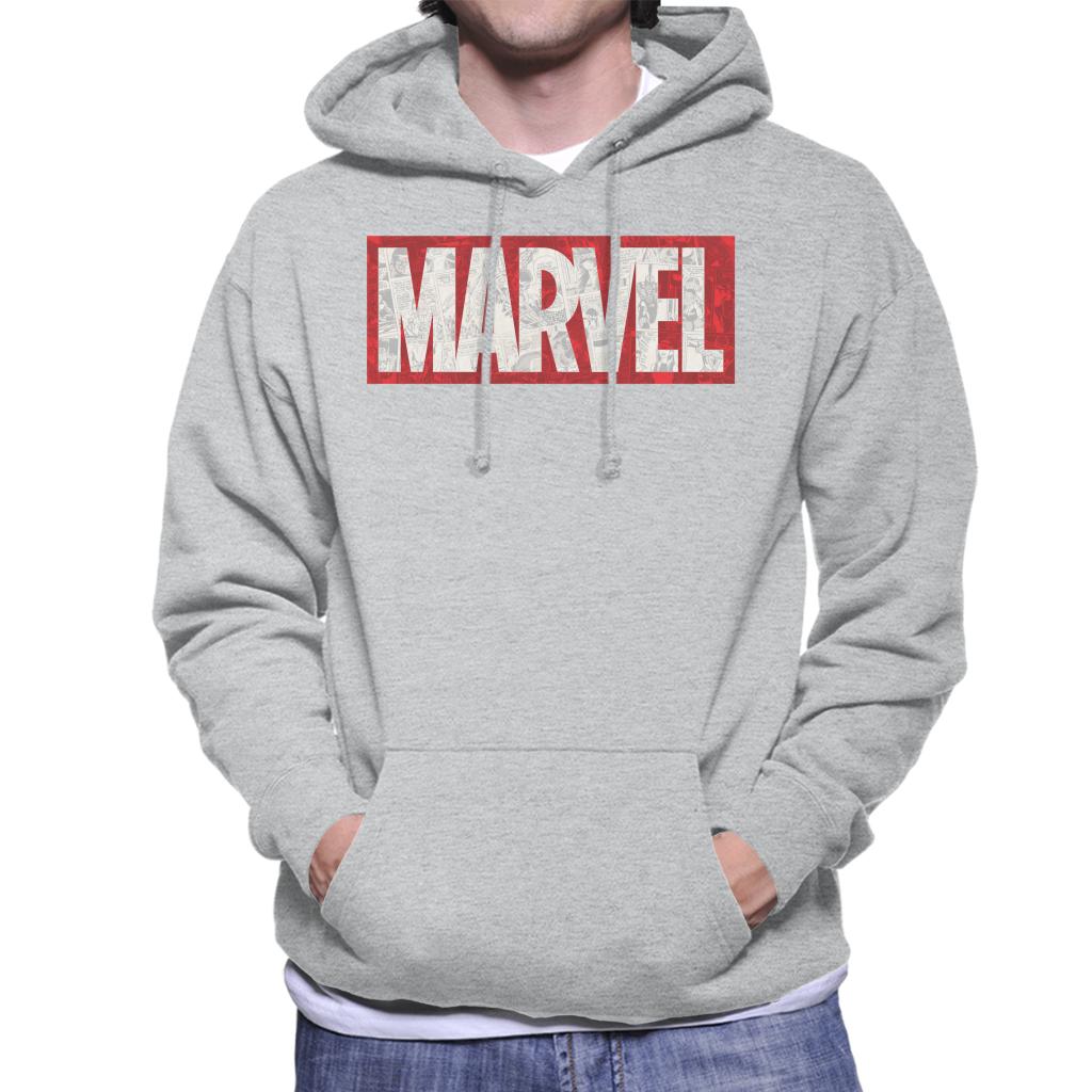 Marvel Classic Comic Book Logo Men's Hooded Sweatshirt product image 4