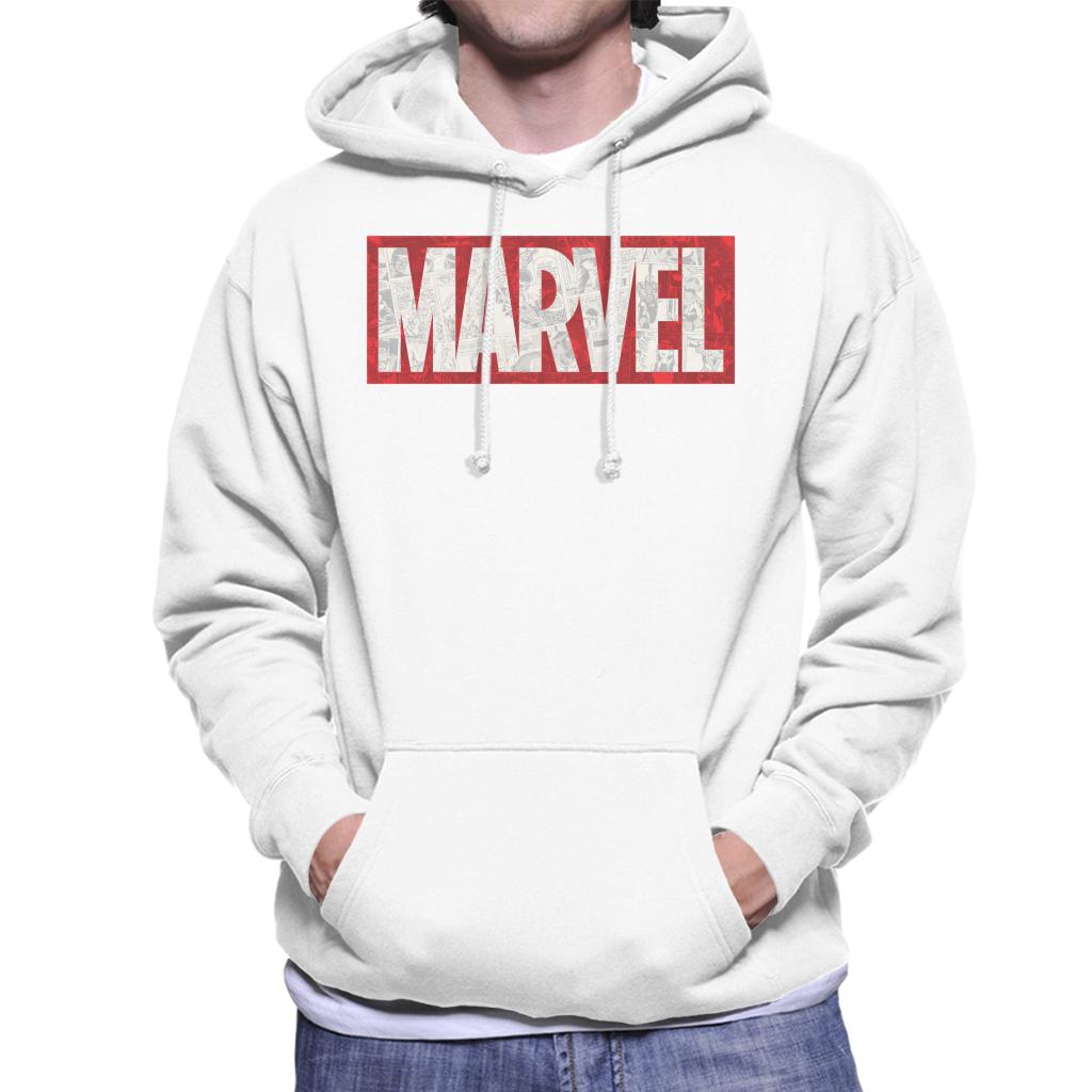 Marvel Classic Comic Book Logo Men's Hooded Sweatshirt product image 6