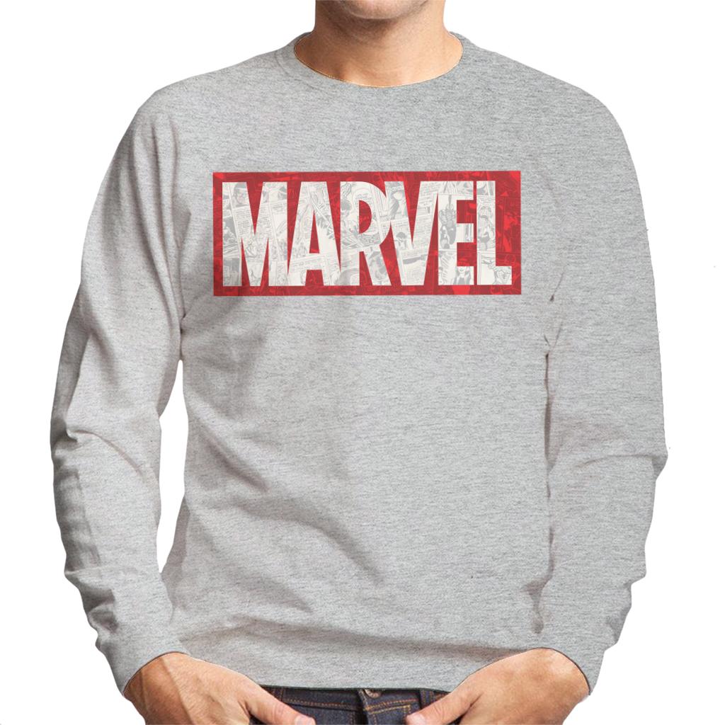 Marvel Classic Comic Book Logo Men's Sweatshirt product image 4