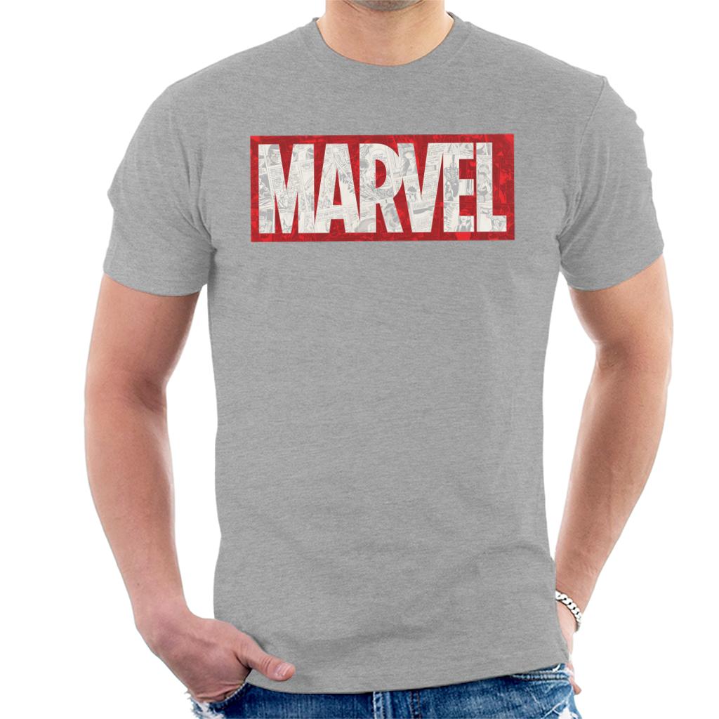 Marvel Classic Comic Book Logo Men's T-Shirt product image 4