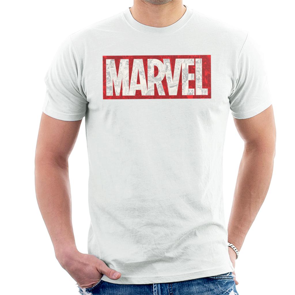 Marvel Classic Comic Book Logo Men's T-Shirt product image 6