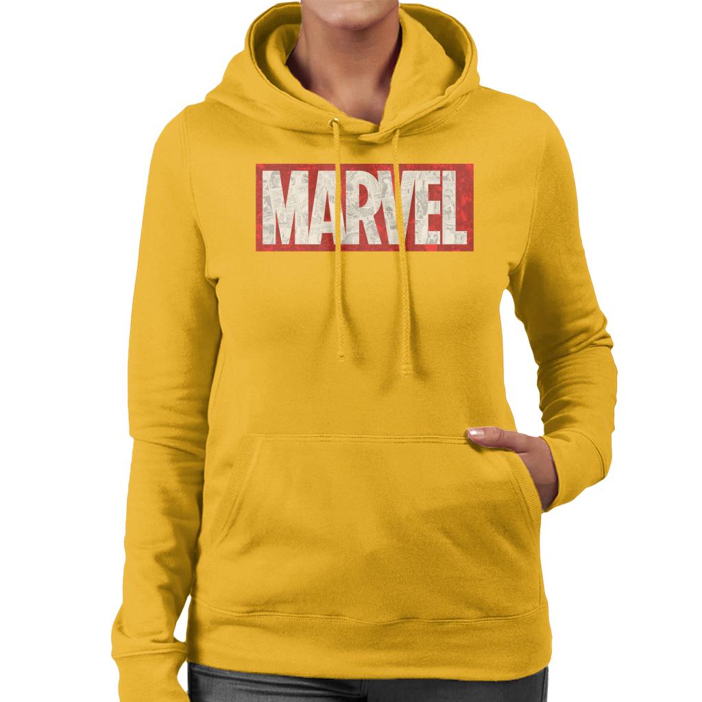 Marvel Classic Comic Book Logo Women's Hooded Sweatshirt product image 8