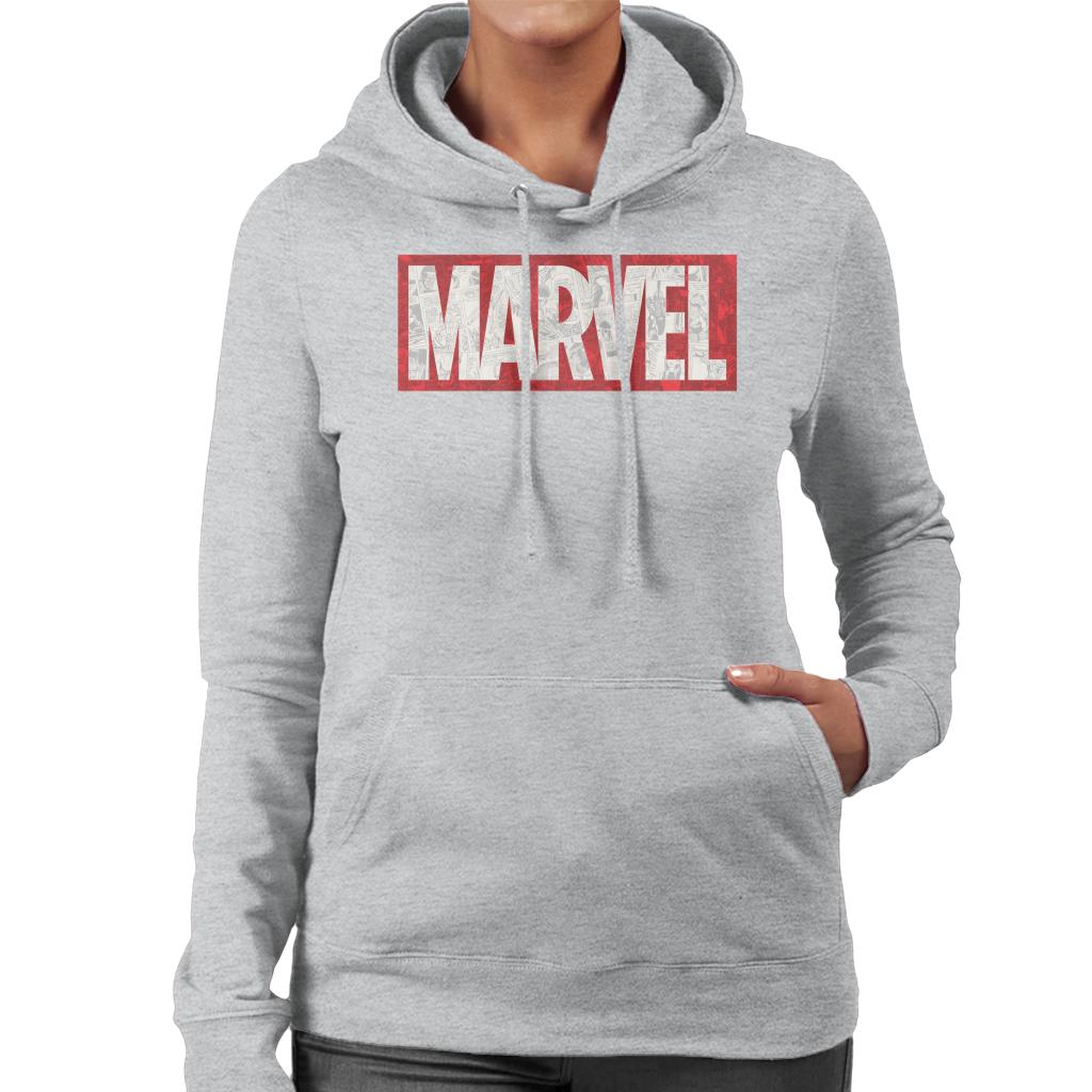 Marvel Classic Comic Book Logo Women's Hooded Sweatshirt product image 4