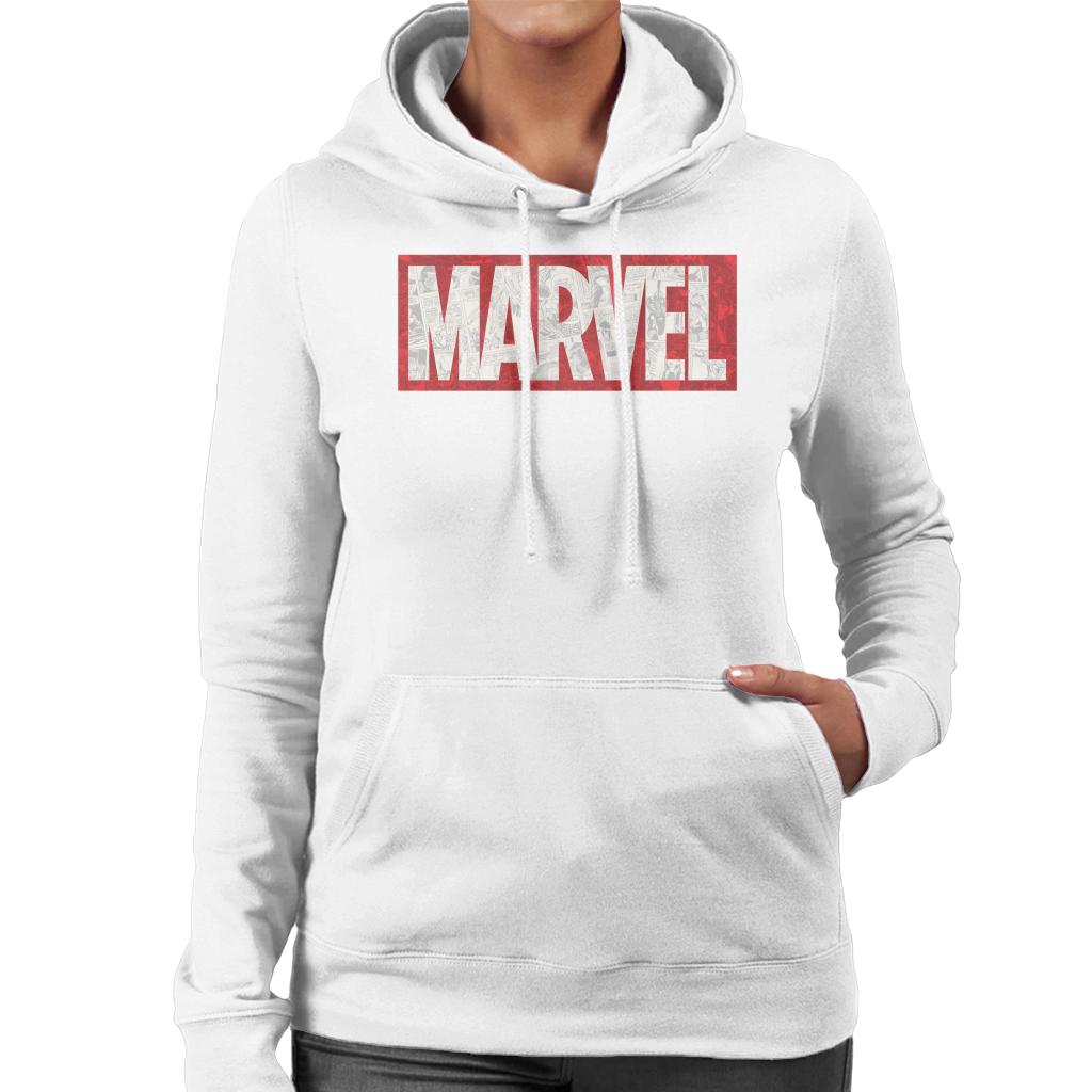 Marvel Classic Comic Book Logo Women's Hooded Sweatshirt product image 6