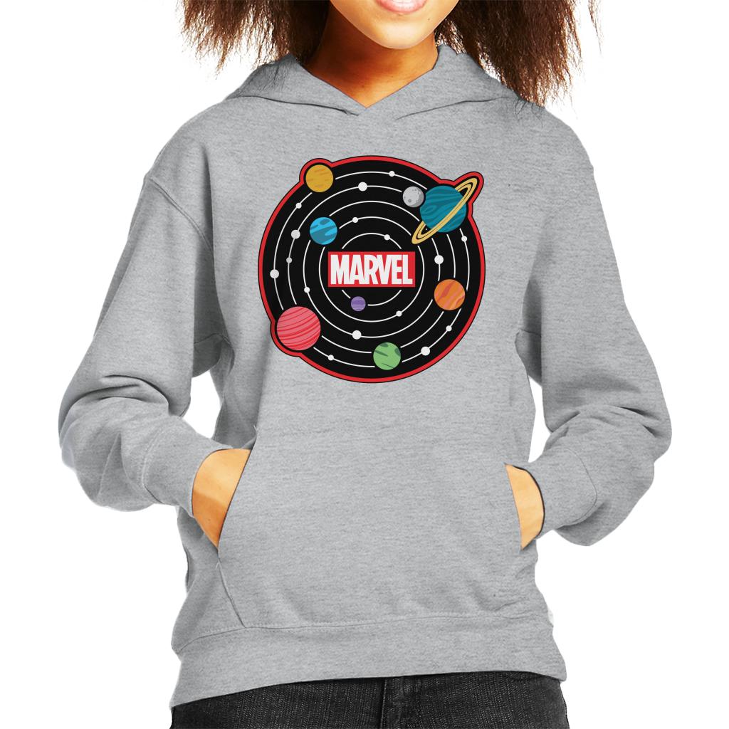 Marvel Planetary System Kid's Hooded Sweatshirt product image 1