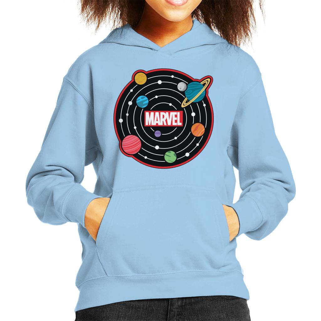 Marvel Planetary System Kid's Hooded Sweatshirt product image 4