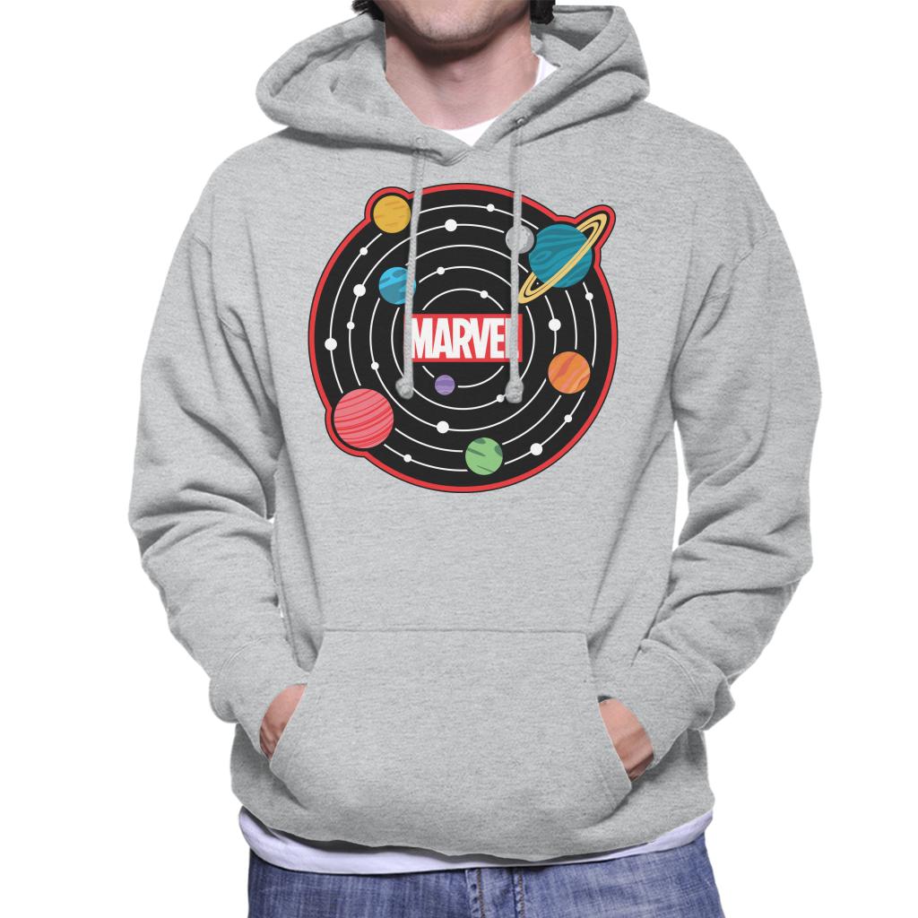 Marvel Planetary System Men's Hooded Sweatshirt product image 1