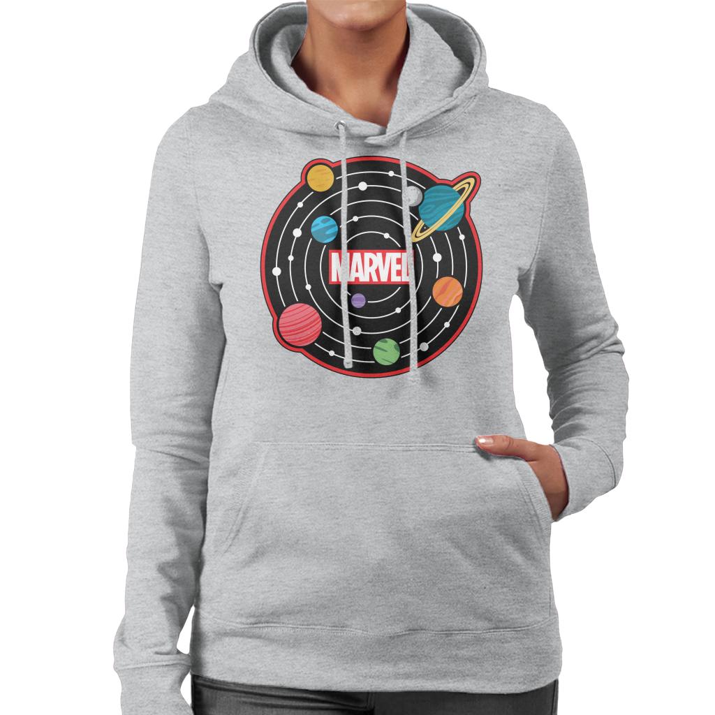 Marvel Planetary System Women's Hooded Sweatshirt product image 1
