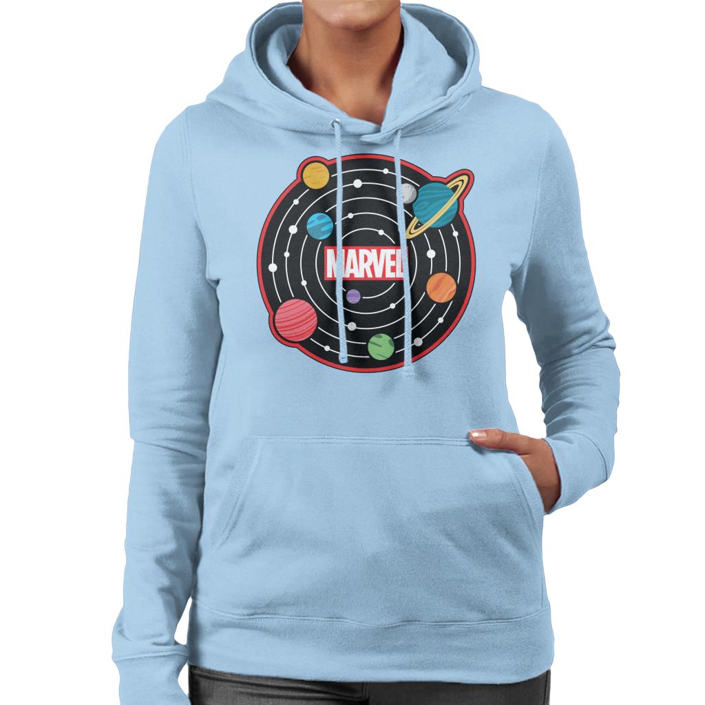 Marvel Planetary System Women's Hooded Sweatshirt product image 6