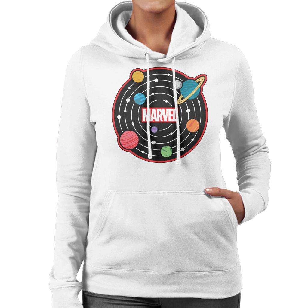 Marvel Planetary System Women's Hooded Sweatshirt product image 4