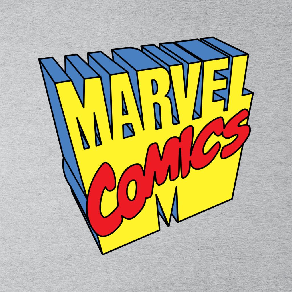 Marvel Comics 1990s 3D Perspective Logo Men's Hooded product image 2