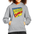 Marvel Comics 1990s 3D Perspective Logo Kid's Hooded product image 1