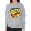 Marvel Comics 1990s 3D Perspective Logo Women's Sweatshirt product image 1
