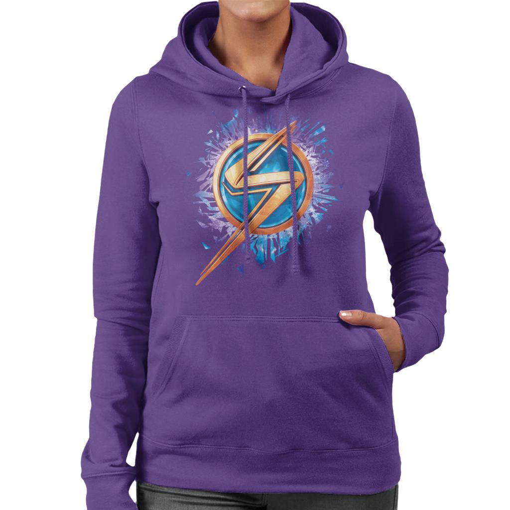 Marvel Comics Ms Logo Women's Hooded Sweatshirt product image 8
