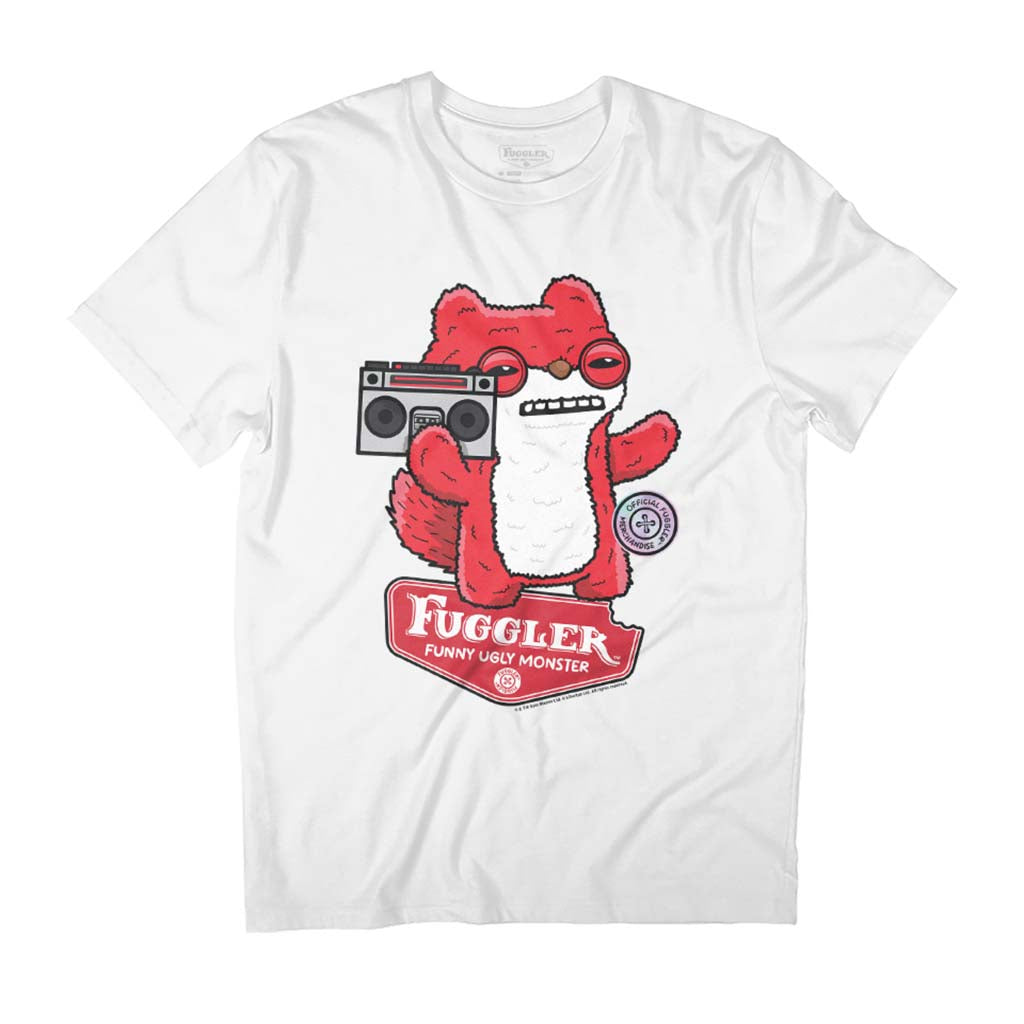 Fuggler Sketchy Squirrel Boombox Men's T-Shirt product image 1