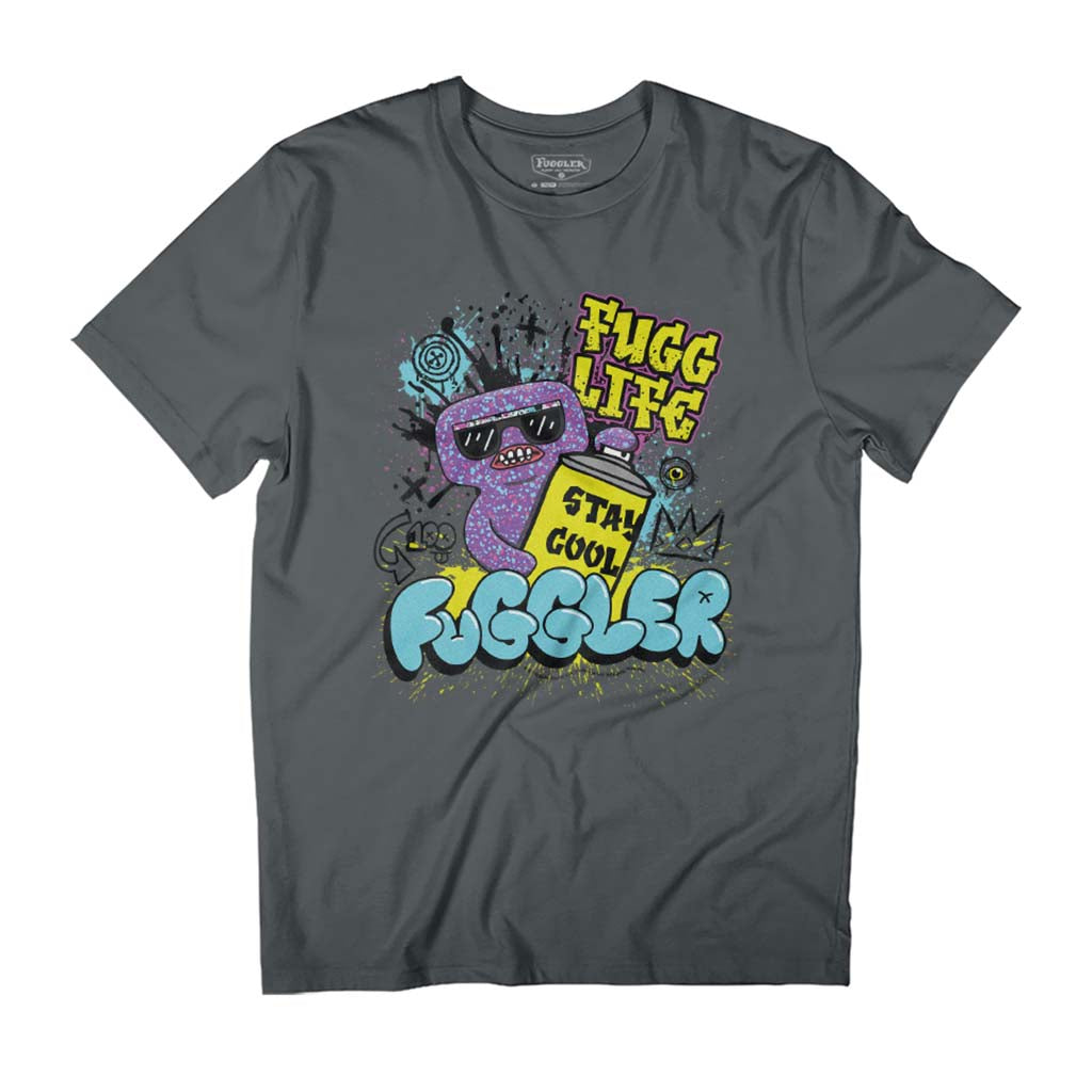 Fuggler Squidge Fugg Life Graffiti Spray Can Men's T-Shirt product image 1