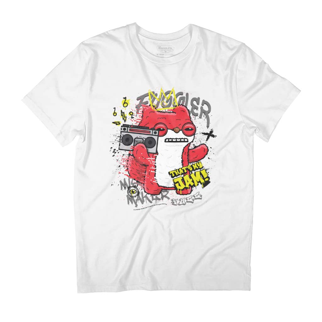 Fuggler Sketchy Squirrel Boombox That's My Jam Men's T-Shirt product image 1