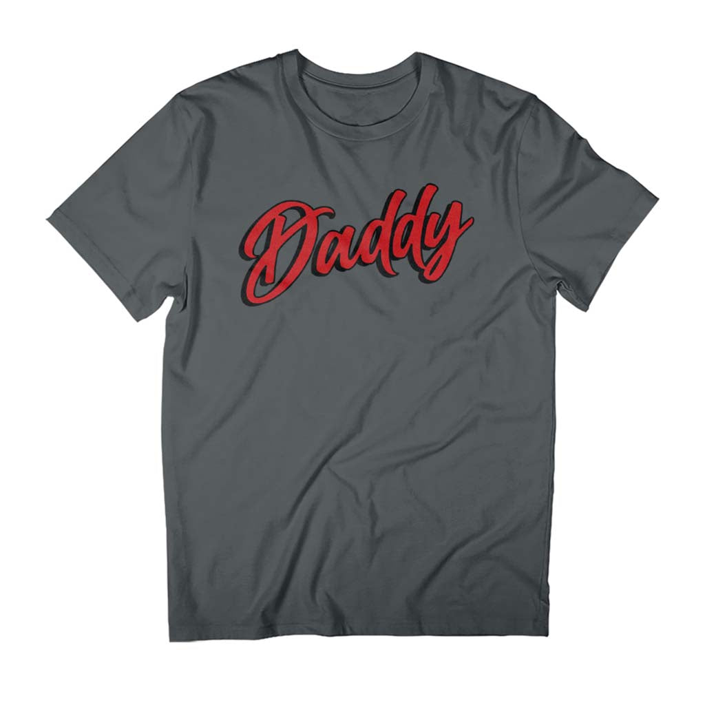 Daddy Handwritten Style Text Father's Day Men's T-Shirt product image 1
