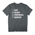 Eat Sleep Football Repeat Father's Day Men's T-Shirt product image 1