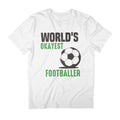 World's Okayest Footballer Father's Day Men's T-Shirt product image 1