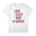 Eat Sleep Golf Repeat Club Father's Day Men's T-Shirt product image 1
