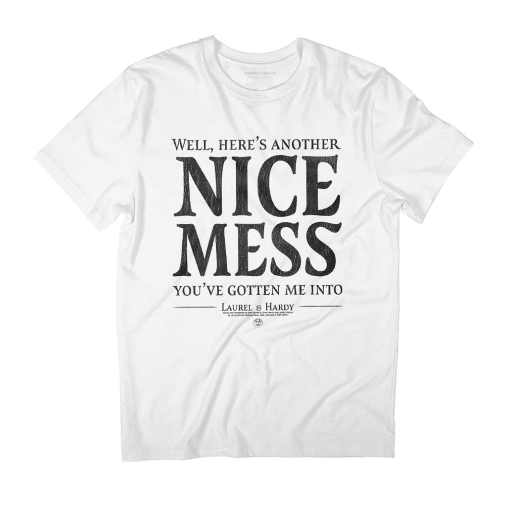 Laurel & Hardy Here's Another Nice Mess Ollie Quote Men's product image 1