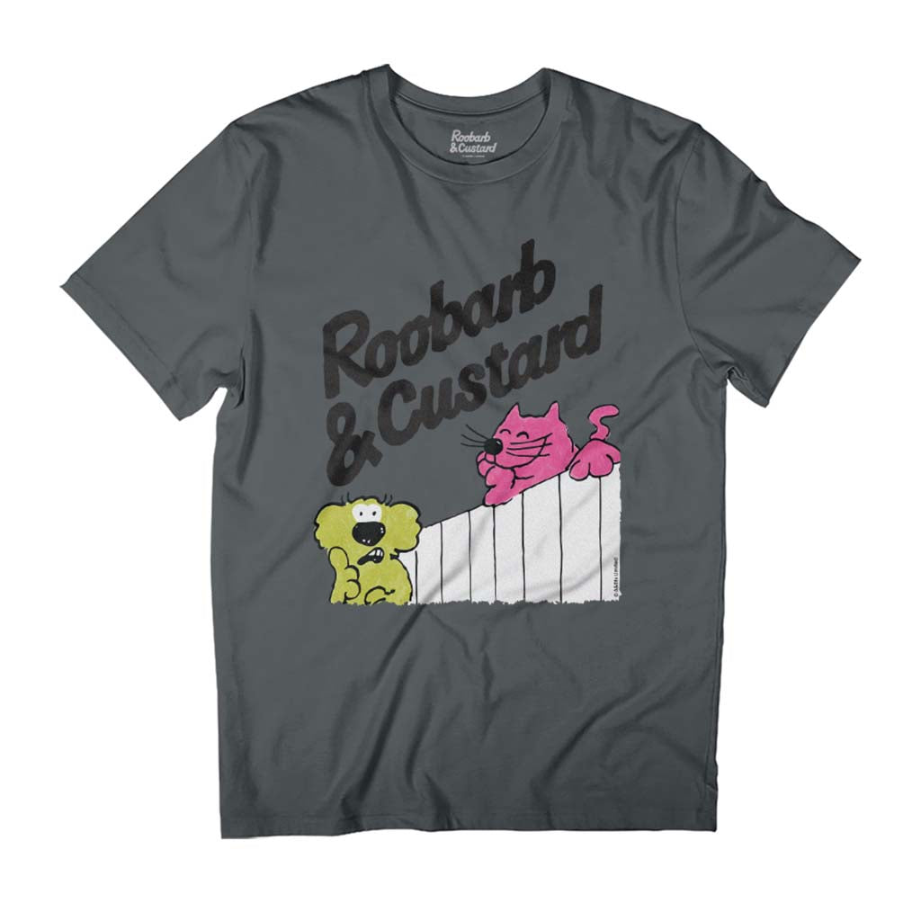 Roobarb & Custard Leaning On Fence Men's T-Shirt product image 1