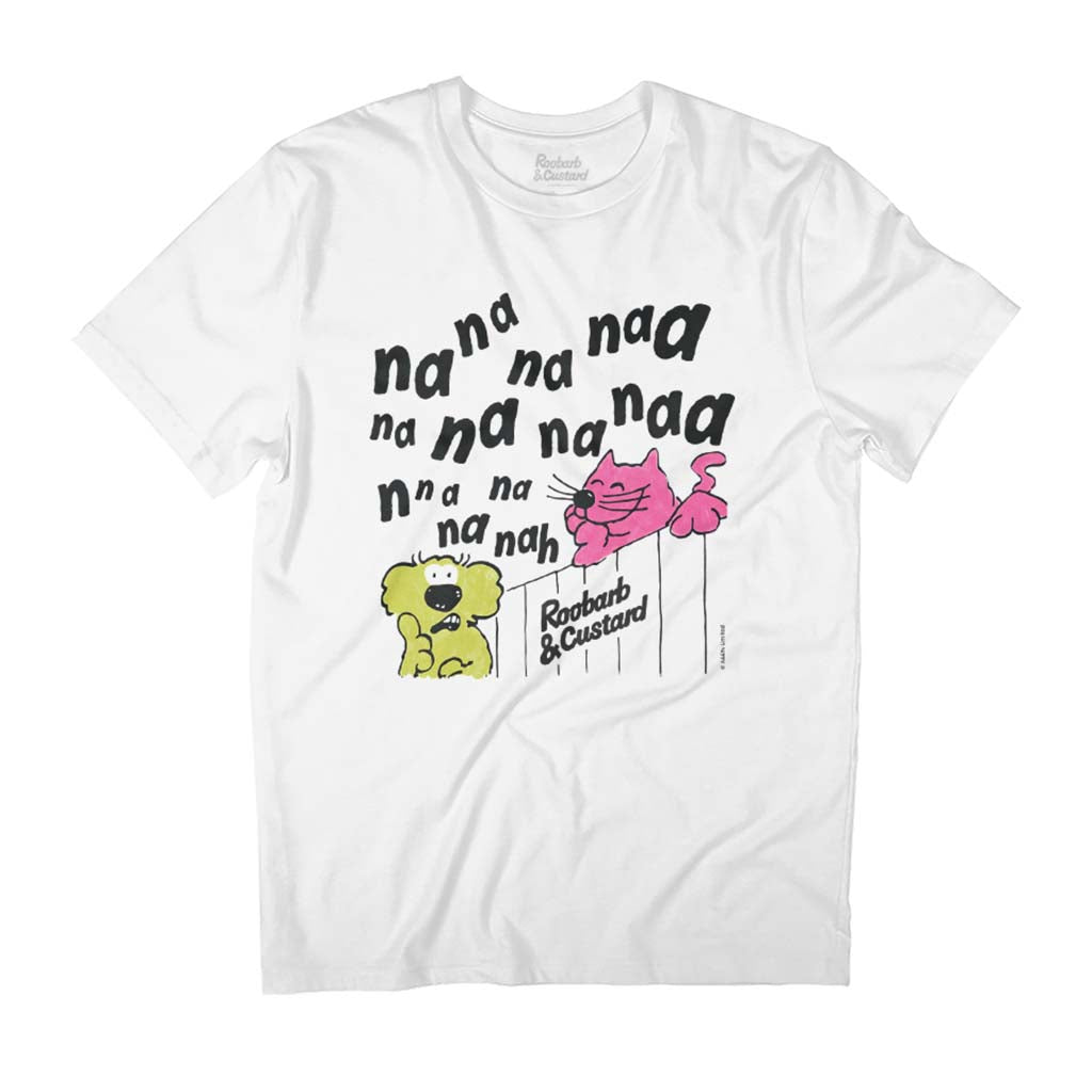 Roobarb & Custard Na Na Na On Fence Men's T-Shirt product image 1