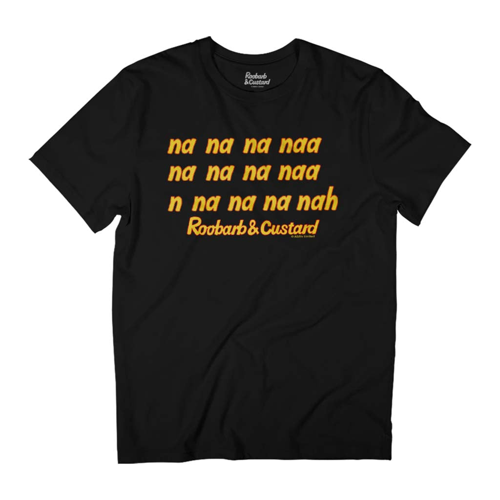 Roobarb & Custard Na Na Na Naa Text Logo Men's T-Shirt product image 1