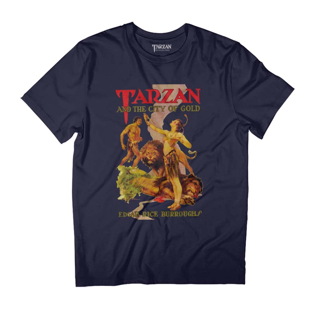 Tarzan And The City Of Gold Book Cover Art Men's T-Shirt product image 1