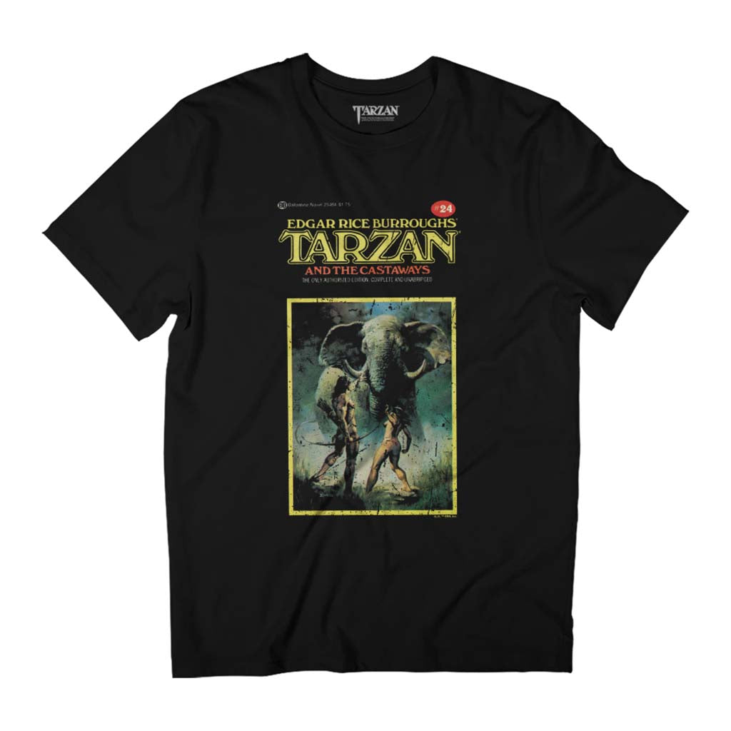 Tarzan And The Castaways Book Cover Art Men's T-Shirt product image 1