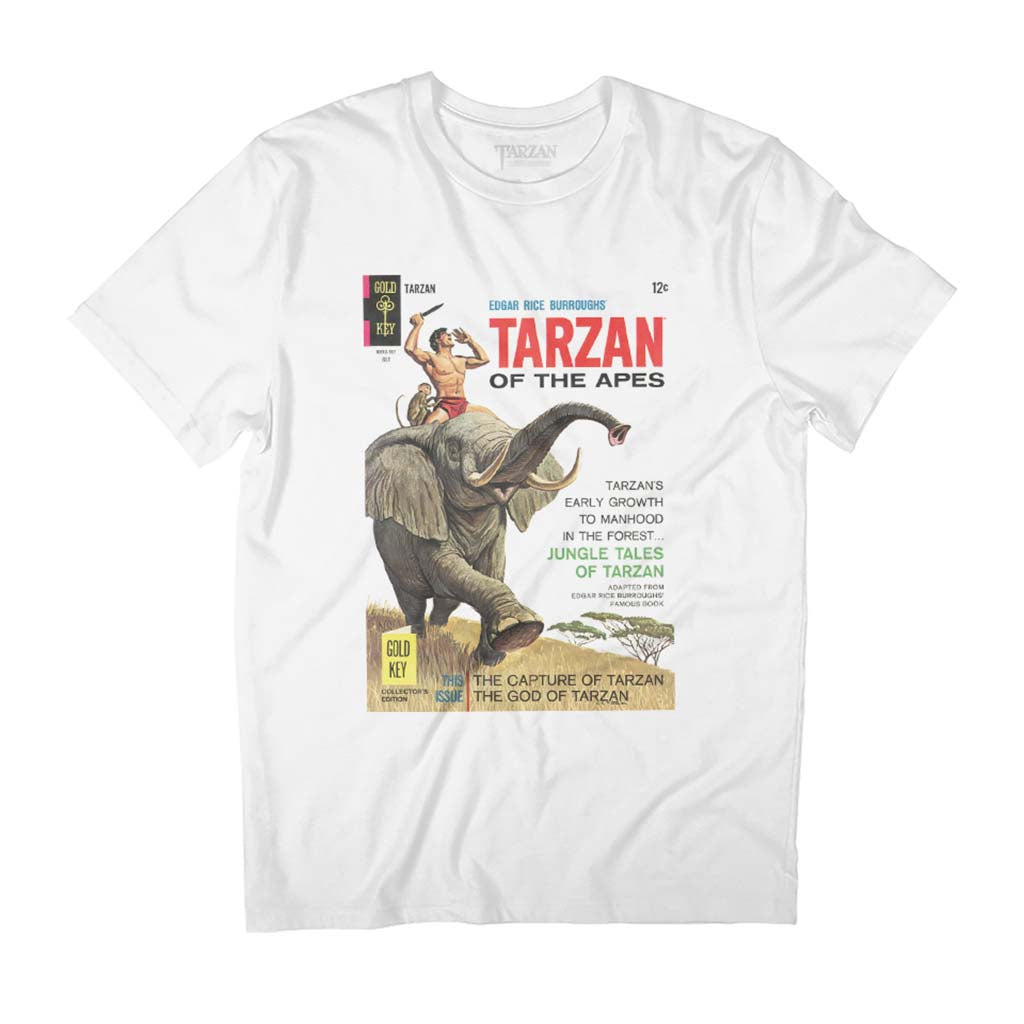 Tarzan Of The Apes Jungle Tales Cover Art Men's T-Shirt product image 1