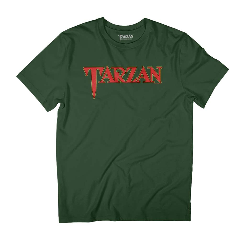 Tarzan Classic Red Text Logo Men's T-Shirt product image 1