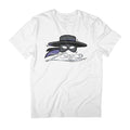 Zorro Steel Sword Text Mask Logo Men's T-Shirt product image 1