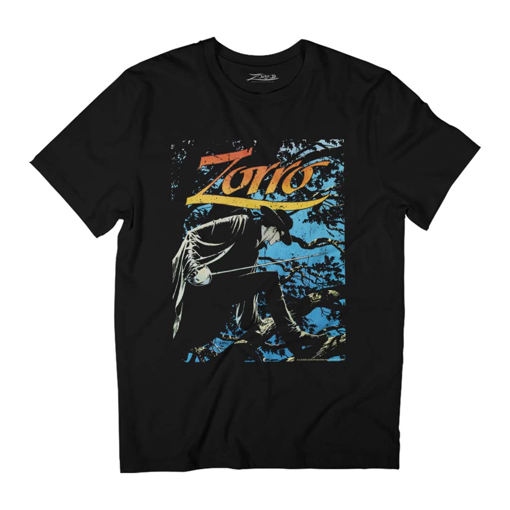 Zorro In Old California Comic Book Cover Art Men's T-Shirt product image 1