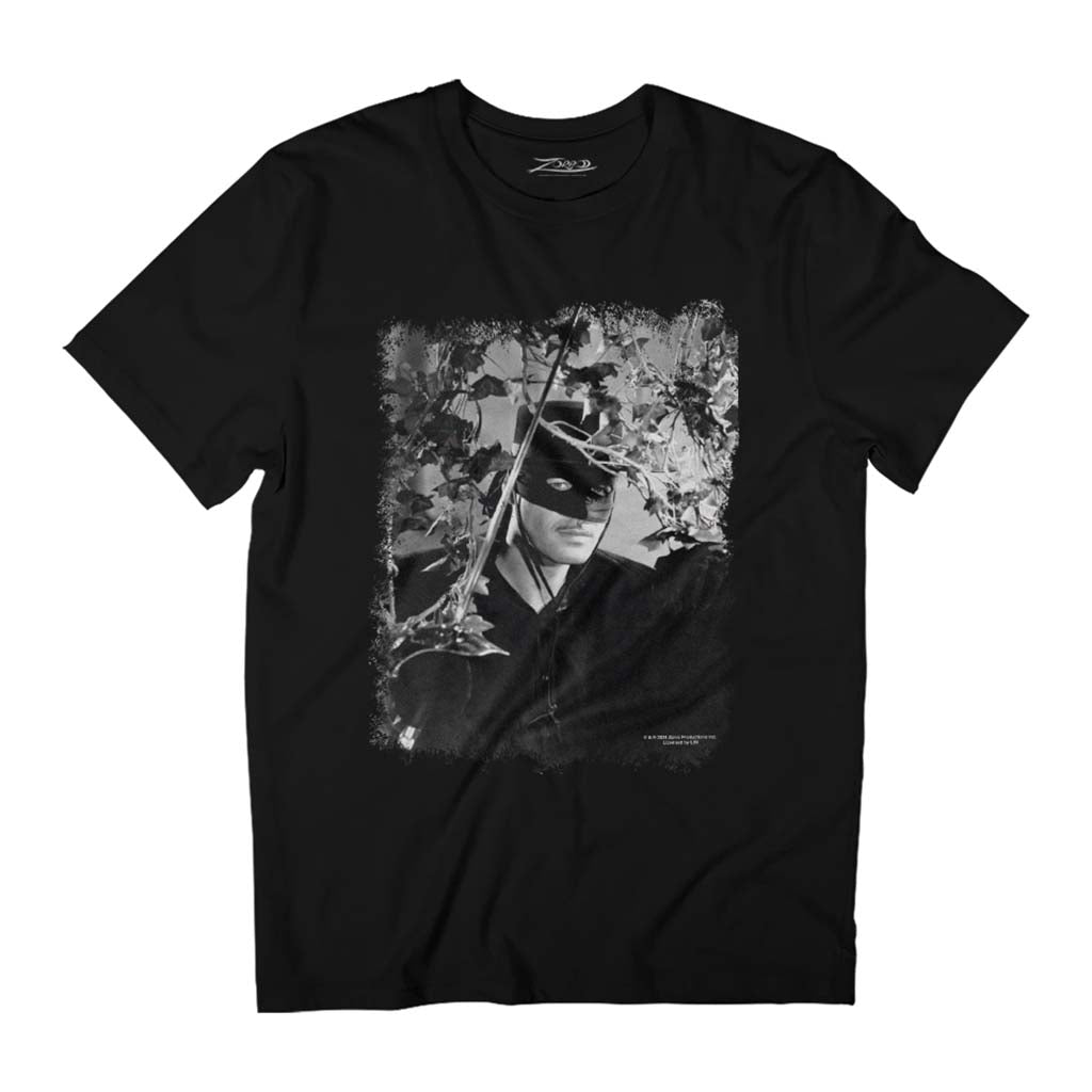 Zorro 1957 TV Series Guy Williams Photograph Men's T-Shirt product image 1