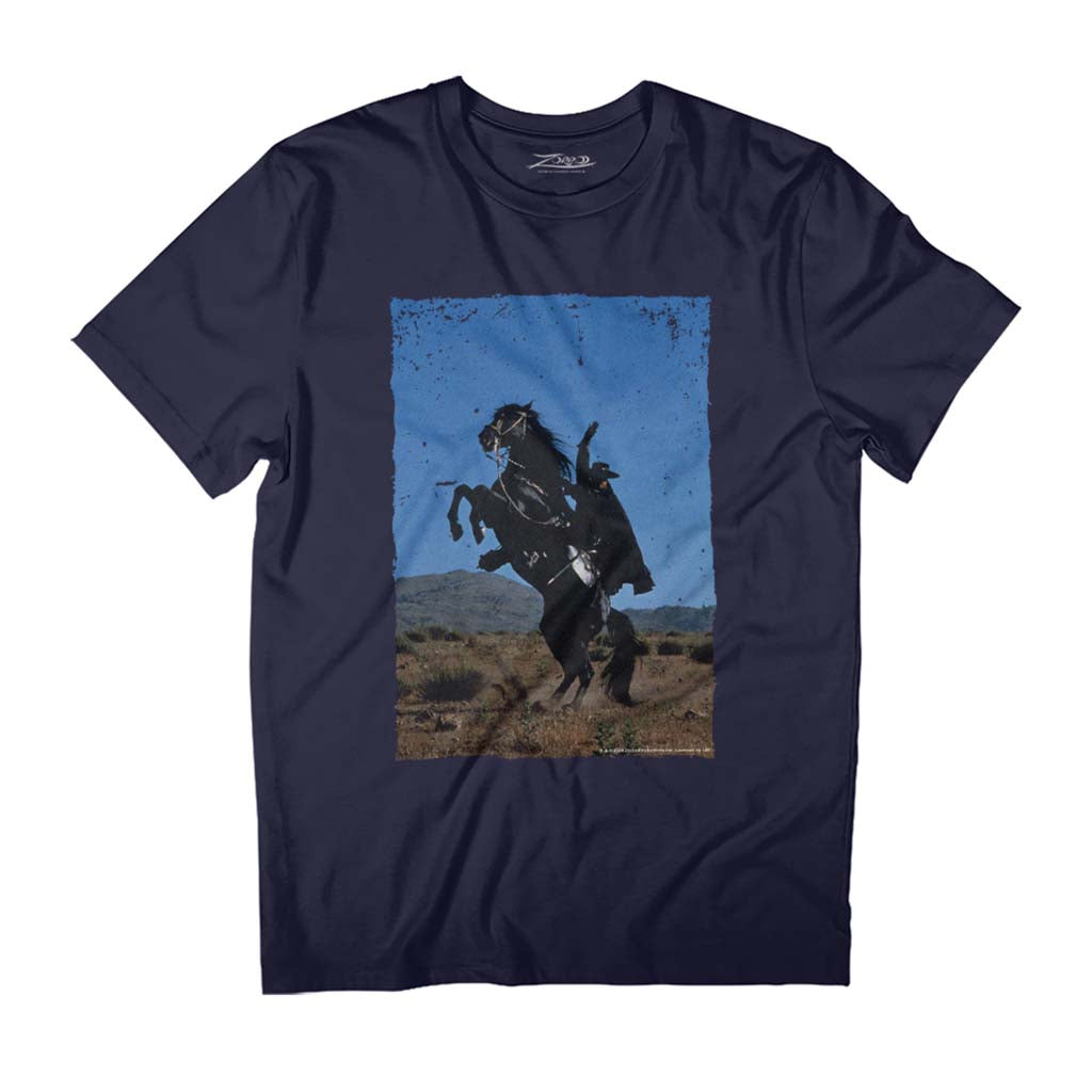 Zorro Tornado Horse Rearing Men's T-Shirt product image 1